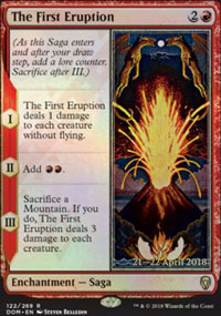 La premire ruption - Prerelease Promos