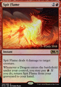 Cracher des flammes - Prerelease Promos