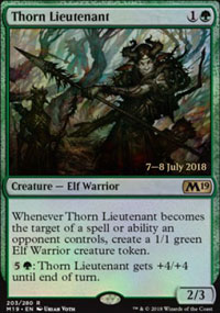 Lieutenant d'pines - Prerelease Promos