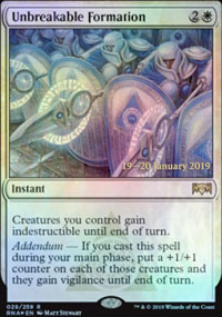 Formation inbranlable - Prerelease Promos