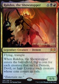 Rakdos, le clou du spectacle - Prerelease Promos