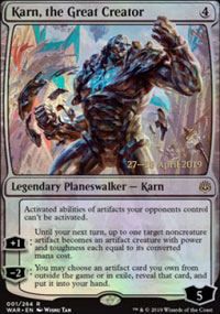 Karn, le grand crateur - Prerelease Promos