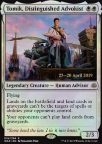 Tomik, avoquiste minent - Prerelease Promos