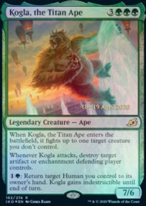 Kogla, le singe titan - Prerelease Promos