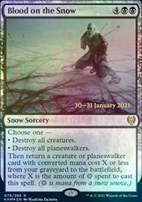 Du sang sur la neige - Prerelease Promos