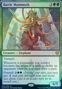 Mammouth de bataille - Prerelease Promos