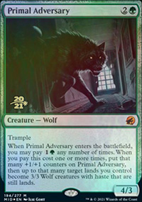 Adversaire primordial - Prerelease Promos