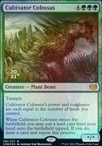 Colosse cultivateur - Prerelease Promos