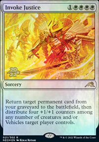 Invocation de la justice - Prerelease Promos