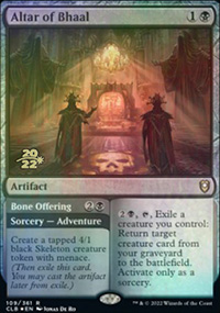 Autel de Bhaal<br>Offrande d'os - Prerelease Promos