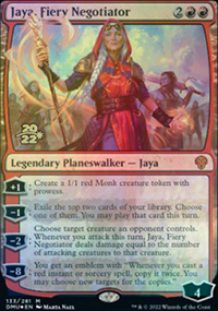 Jaya, ngociatrice ardente - Prerelease Promos