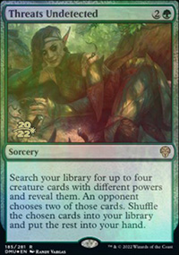 Menaces non identifies - Prerelease Promos