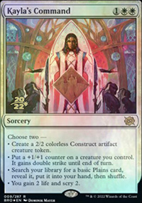 Commandement de Kayla - Prerelease Promos