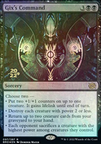 Commandement de Gix - Prerelease Promos