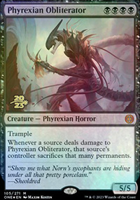 Oblitrateur phyrexian - Prerelease Promos