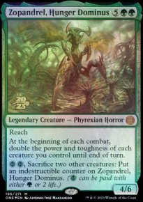 Zopandrel, Dominus de la faim - Prerelease Promos