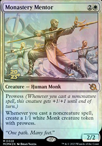 Mentor du monastre - Prerelease Promos