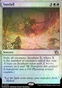 Fin du soleil - Prerelease Promos