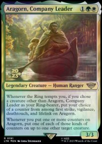 Aragorn, chef de la compagnie - Prerelease Promos