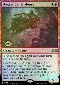 Souris de combat enrage - Prerelease Promos