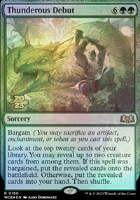 Dmarrage tonitruant - Prerelease Promos