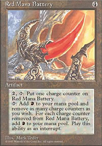 Accumulateur de mana rouge - 4th Edition