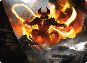 Le Balrog, Flau de Durin - Illustration - The Lord of the Rings - Art Series