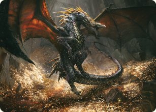 Cavern-Hoard Dragon - Art - The Lord of the Rings - Art Series