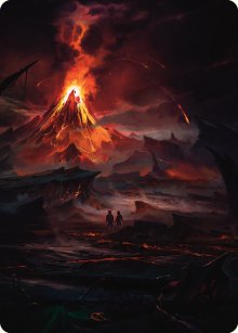 Valley of Gorgoroth - Art - The Lord of the Rings - Art Series