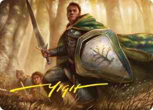 Boromir, Warden of the Tower - Art - The Lord of the Rings - Art Series