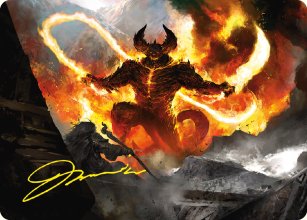 The Balrog, Durin's Bane - Art - The Lord of the Rings - Art Series