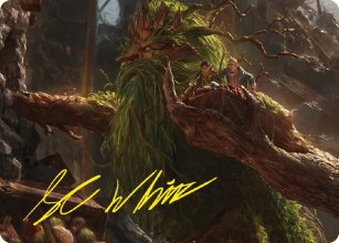 Treebeard, Gracious Host - Art - The Lord of the Rings - Art Series