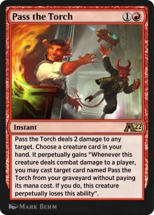 Passer le flambeau - Alchemy: Exclusive Cards