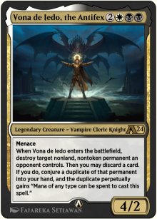 Vona de Iedo, the Antifex - Alchemy: Exclusive Cards