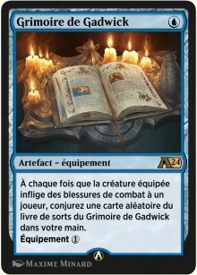 Grimoire de Gadwick - Alchemy: Exclusive Cards