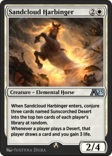 Sandcloud Harbinger - Alchemy: Exclusive Cards