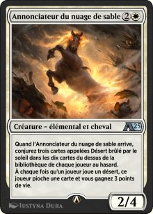 Annonciateur du nuage de sable - Alchemy: Exclusive Cards