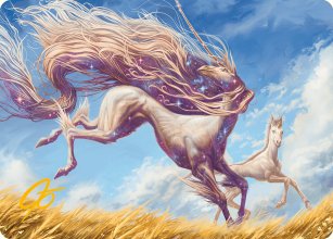 Licorne ne de Nyx - Illustration - Modern Horizons III - Art Series