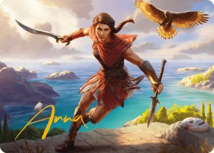 Kassandra, porteuse d'aigle - Illustration - Assassin's Creed - Art Series