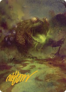 Le monstre de Gitrog - Illustration - Bloomburrow - Art Series