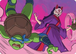 Technique de Kitsune - Illustration - Teenage Mutant Ninja Turtle - Art Series