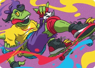 Mondo Gecko - Illustration - Teenage Mutant Ninja Turtle - Art Series