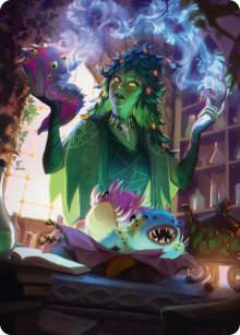Dina, concocteuse d'essence - Illustration - Secrets of Strixhaven - Art Series