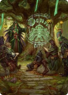 Biblioth�que sylvestre - Illustration - Secrets of Strixhaven - Art Series