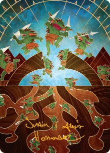 �vacuation des terriers - Illustration - Secrets of Strixhaven - Art Series