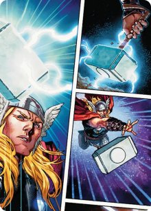 Mj�llnir, marteau de Thor - Illustration - Marvel Super Heroes - Art Series
