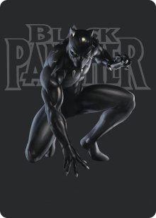 La Panth�re Noire, espoir persistant - Illustration - Marvel Super Heroes - Art Series
