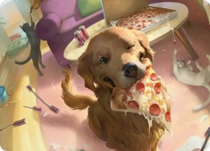 Lucky le Chien Pizza - Illustration - Marvel Super Heroes - Art Series