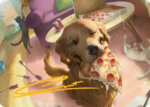 Lucky le Chien Pizza - Illustration - Marvel Super Heroes - Art Series