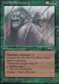 Berserkers gorilles - Alliances